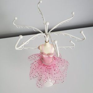 Pink Ballerina Tutu Jewelry Holder